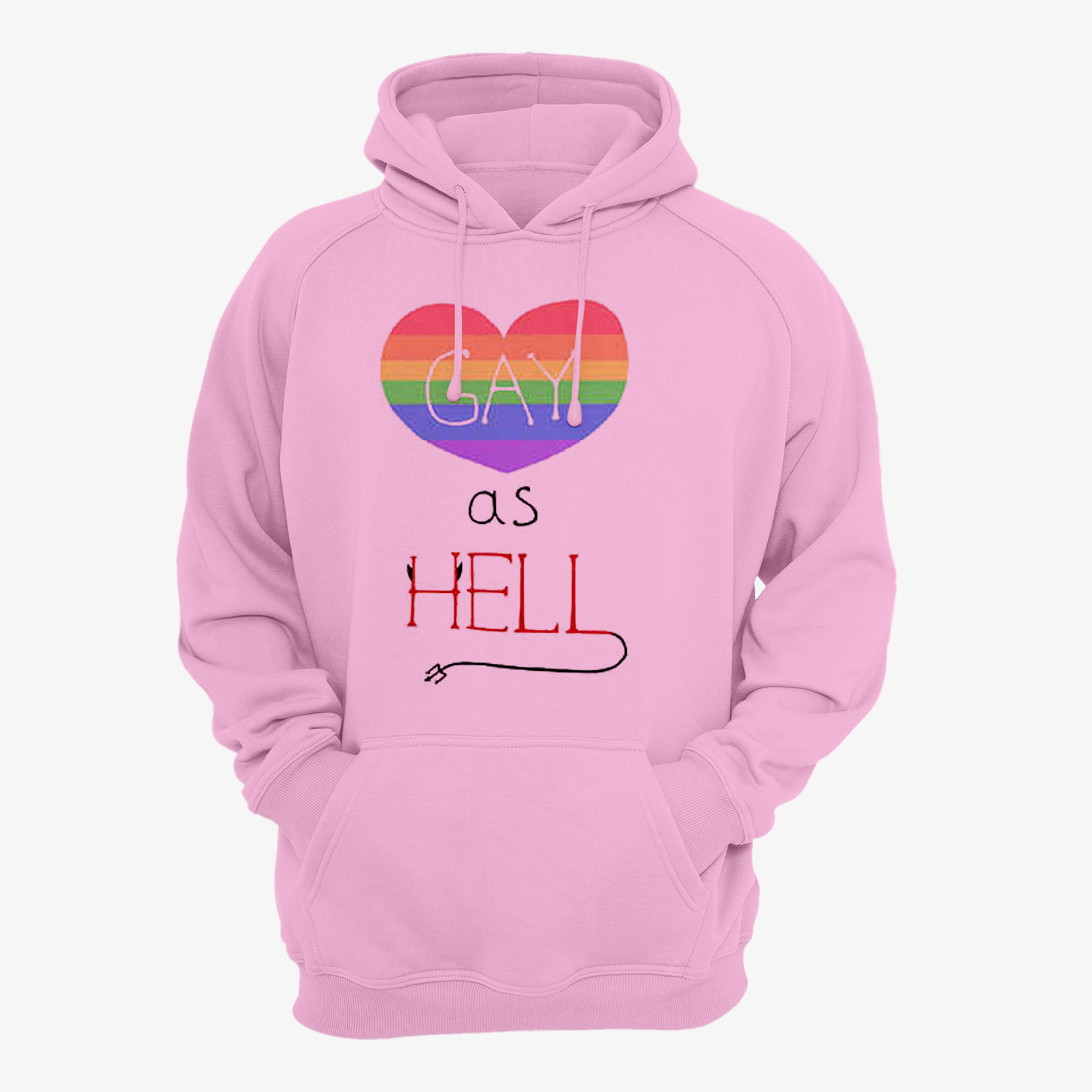 Gay As Hell Hoodie
