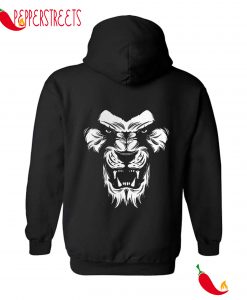 Angry Lion King Of The Jungle Animal Graphic Hoodie