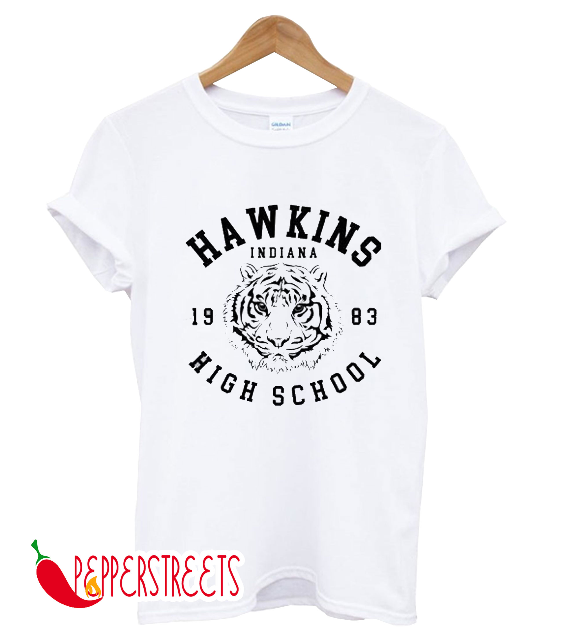 Hawkins Indiana 1983 High School TShirt