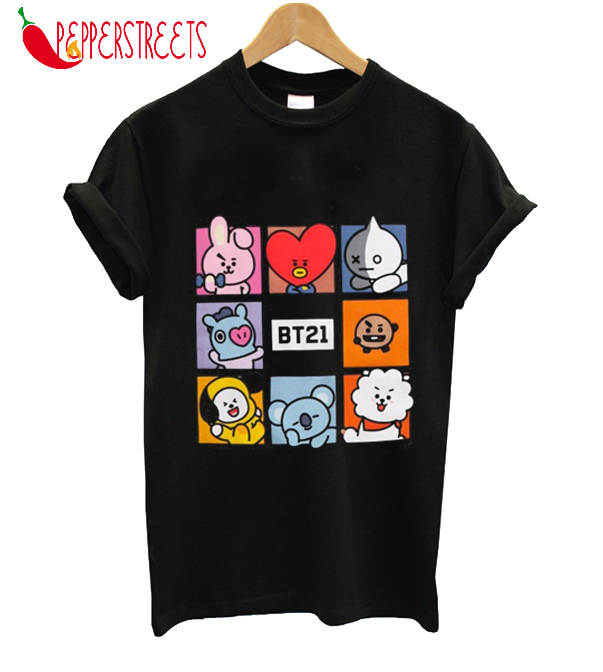 tie dye t shirt bt21