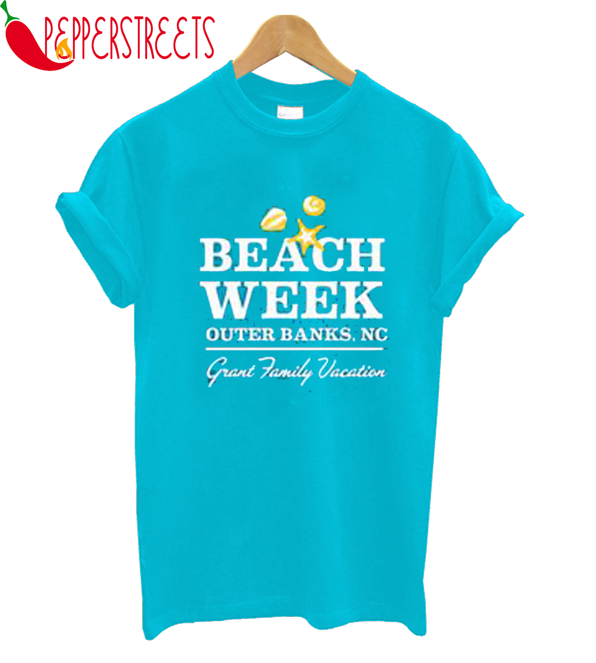 Beach Week Outer Banks Nc Grant Family Vacation TShirt