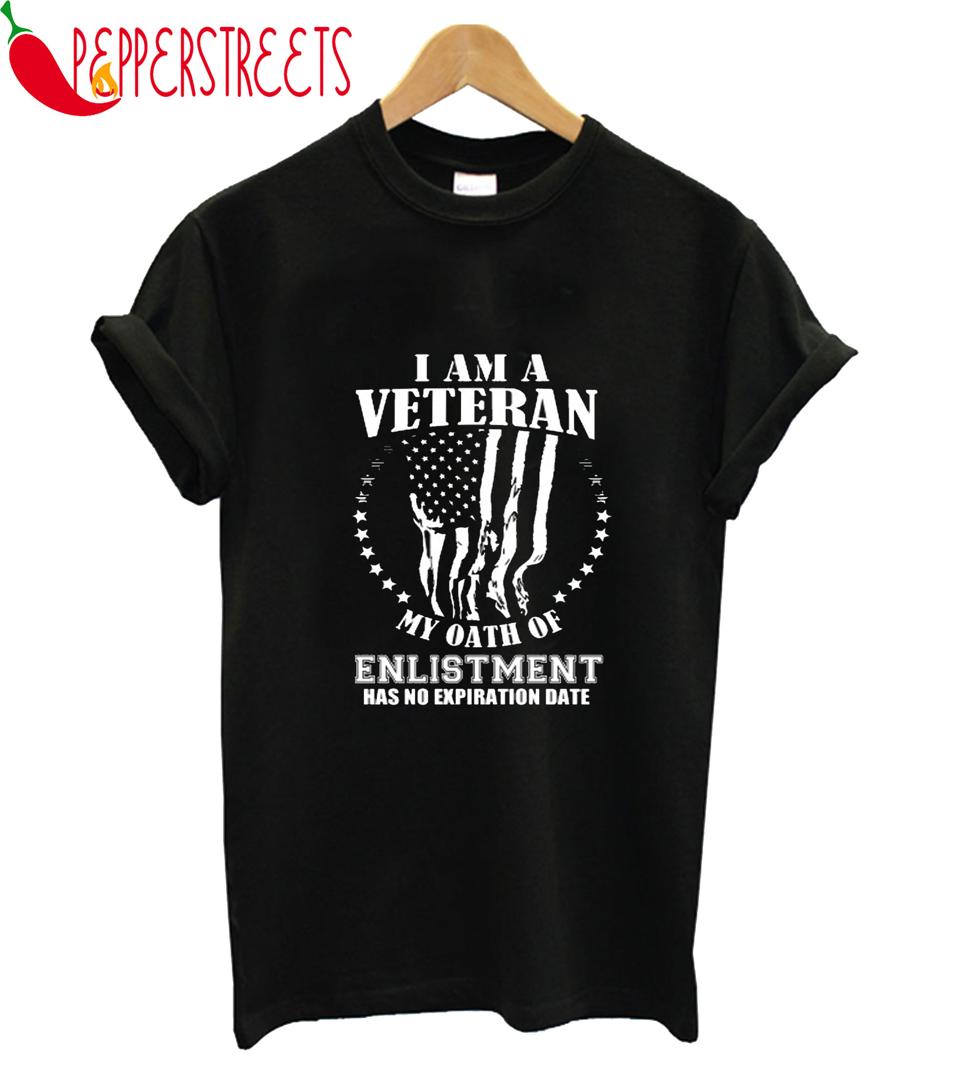 I Am A Veteran My Oath Of Enlistment Expiration T-Shirt