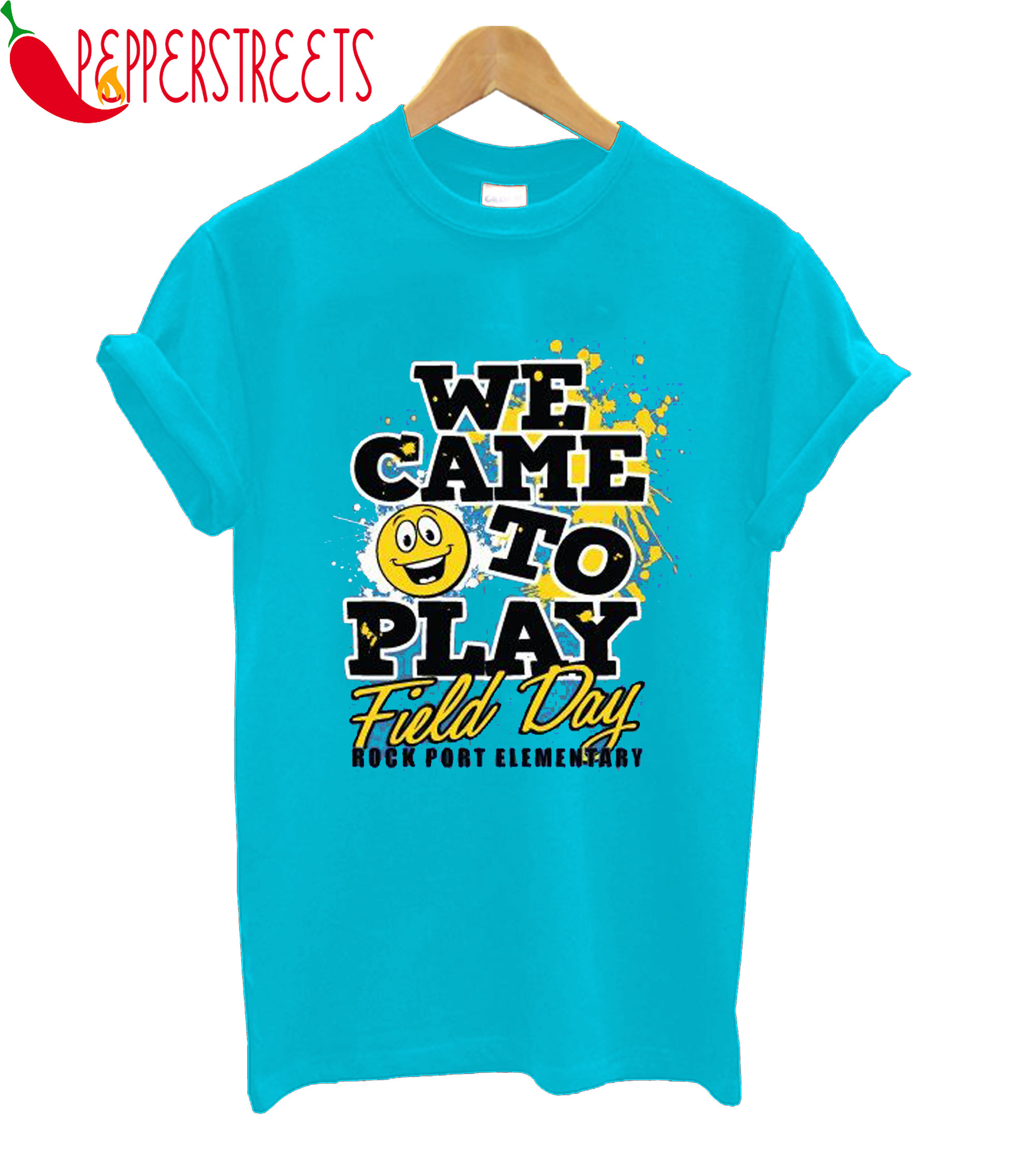 We Came To Play Field Day Rock Poet Elementary TShirt