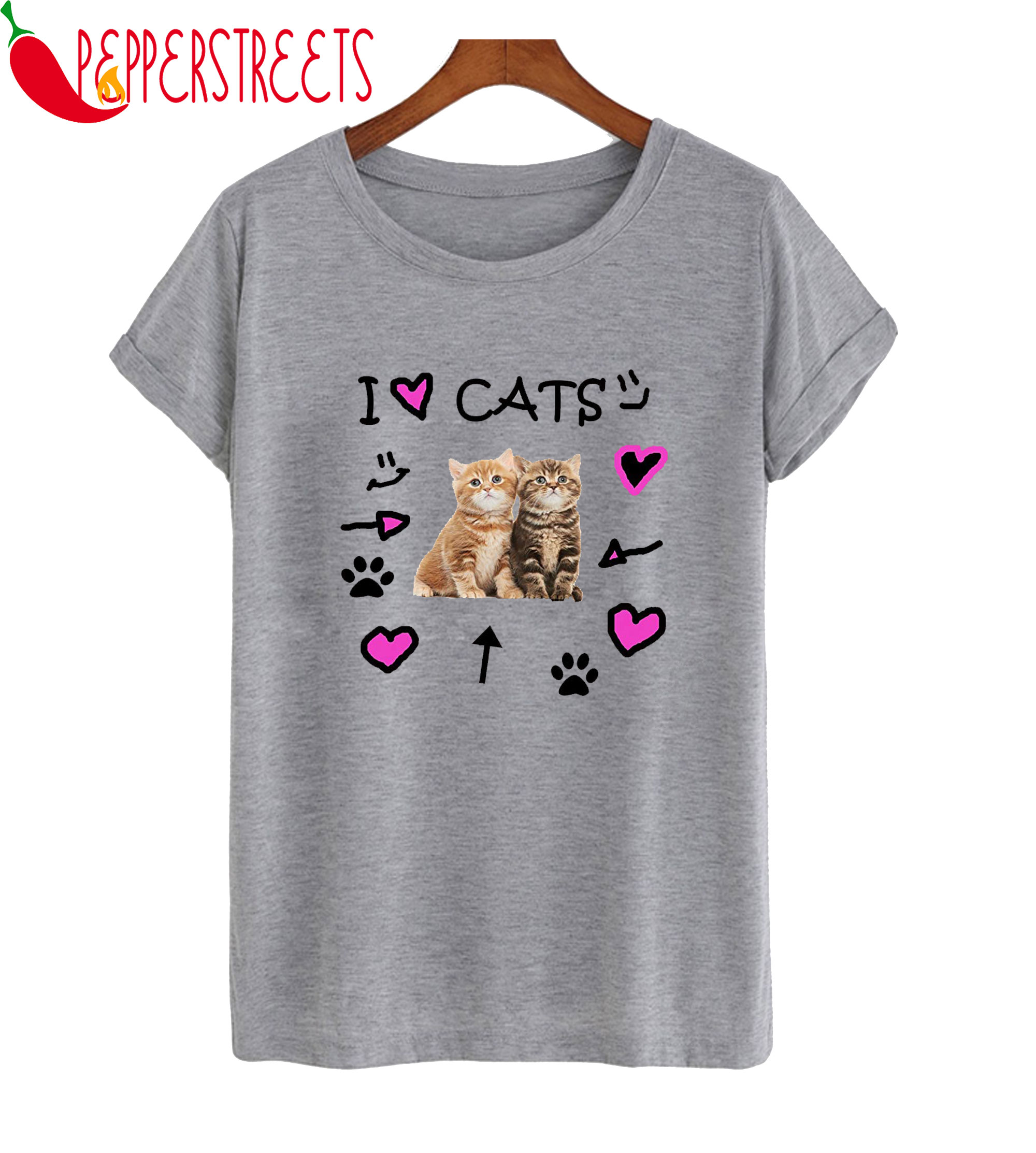 I Love Cats T Shirt 