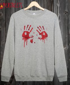 Halloween Bloody Hands Sweatshirt