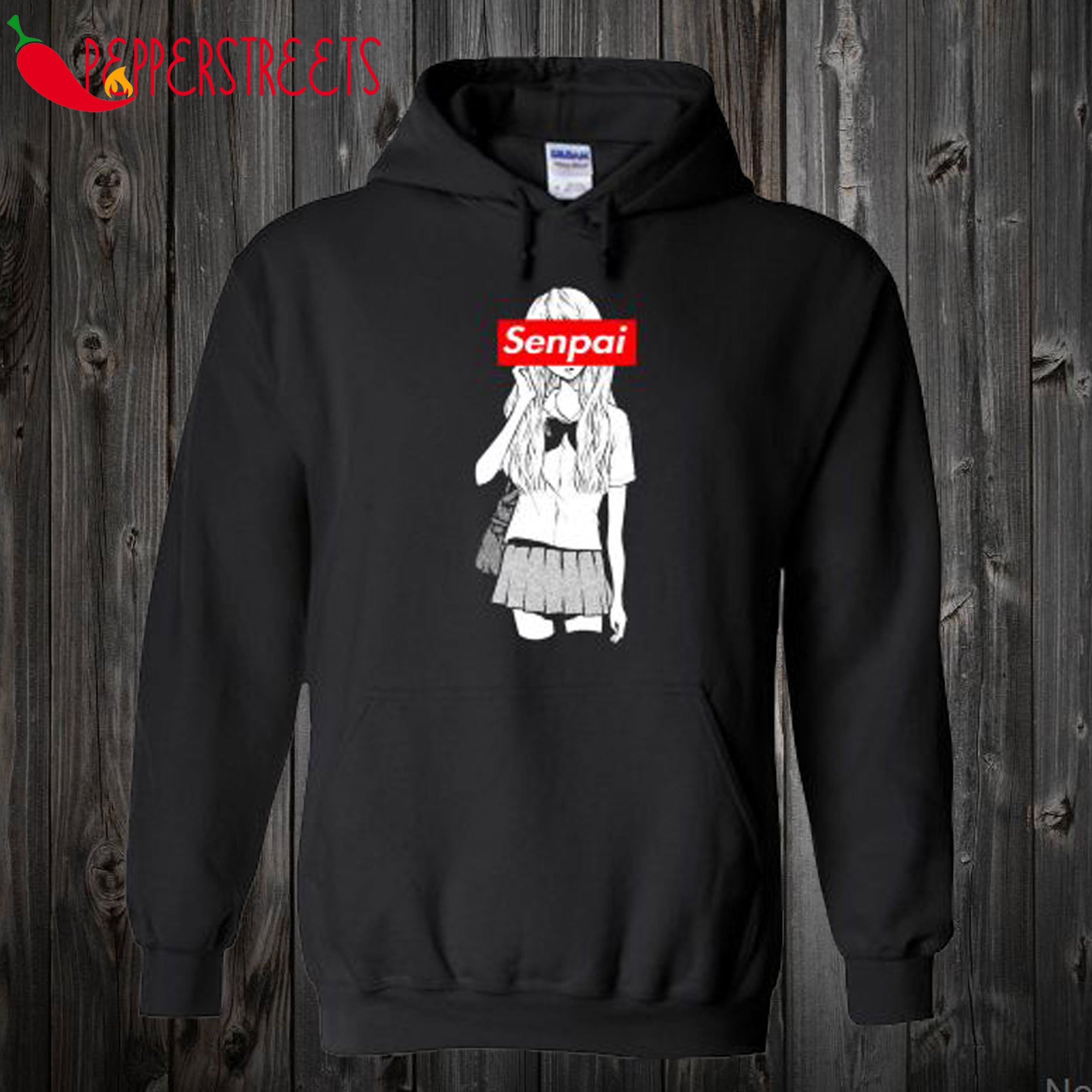 Pullover Hoodie Senpai Af Hoodie Kunai Jujutsu Kaisen Premium