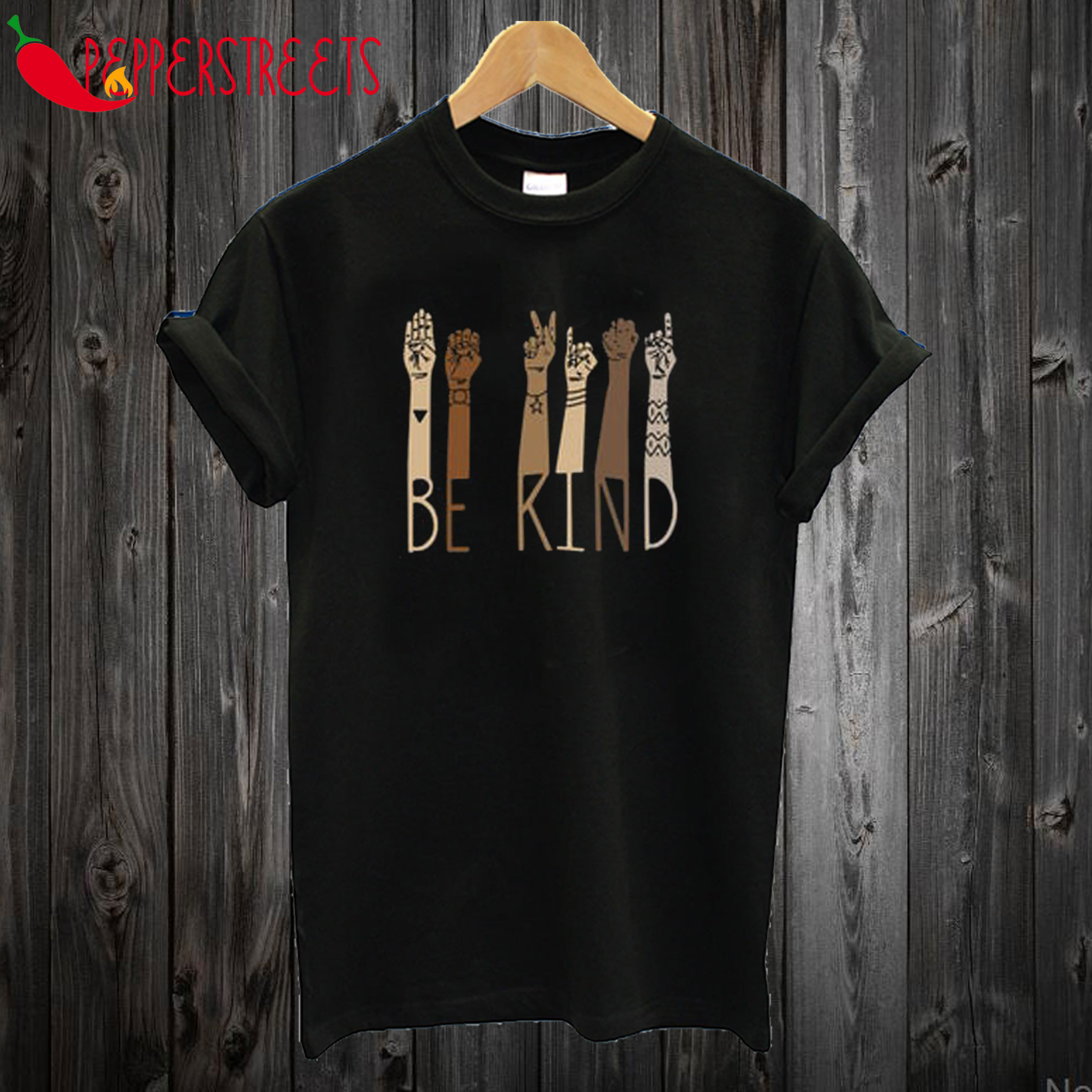 Be Kind Sign Language T Shirt 6712