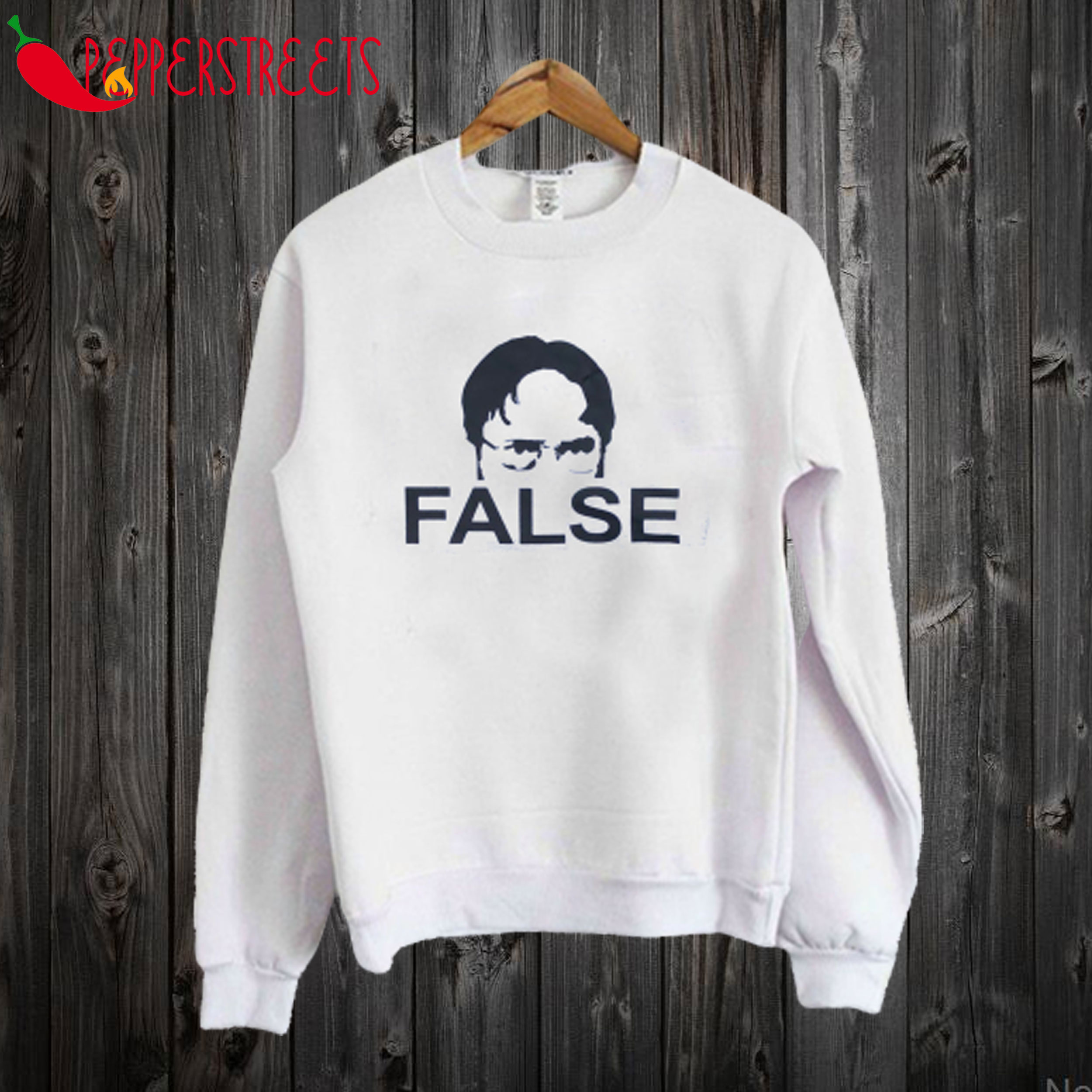 dwight schrute false sweatshirt