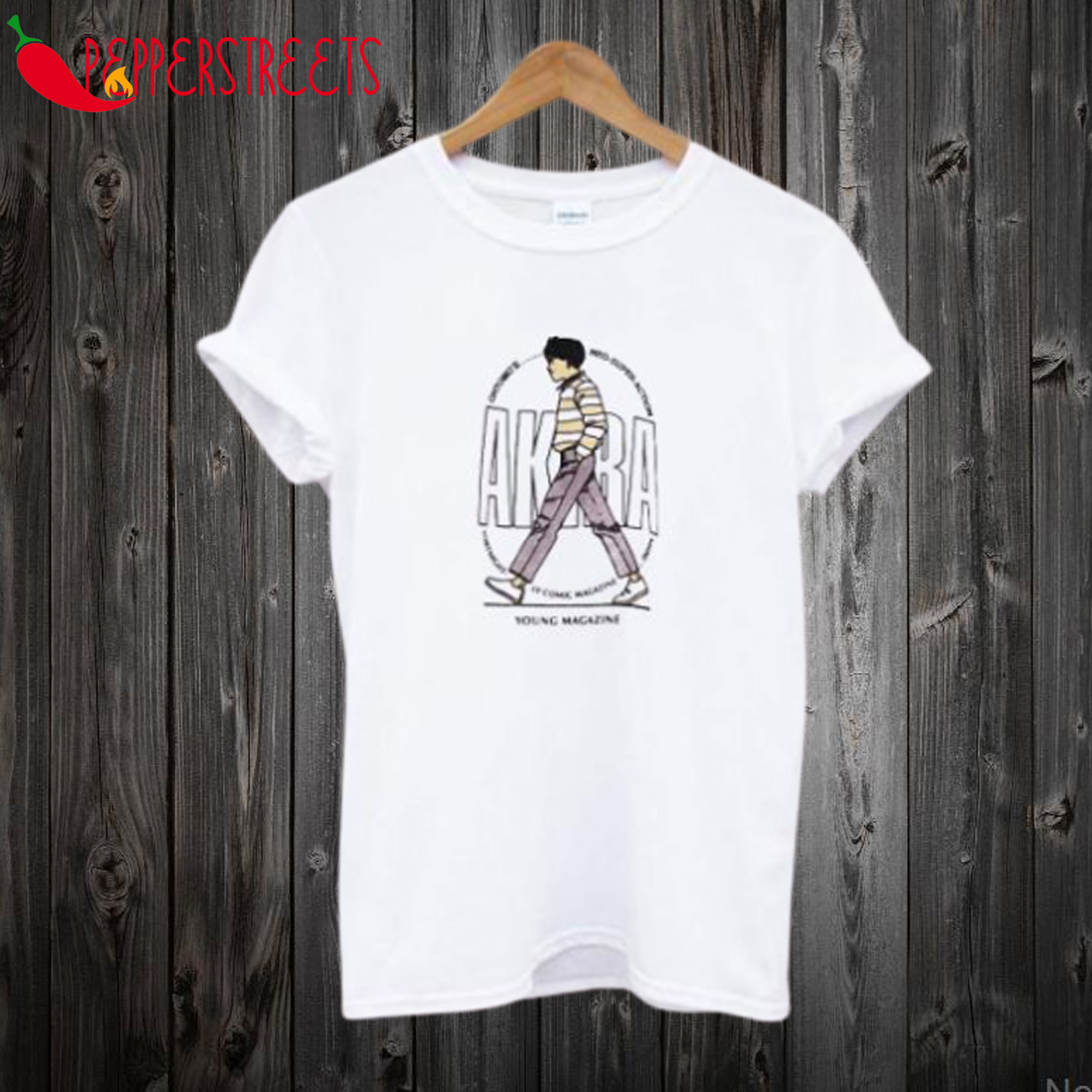 akira young magazine t shirt