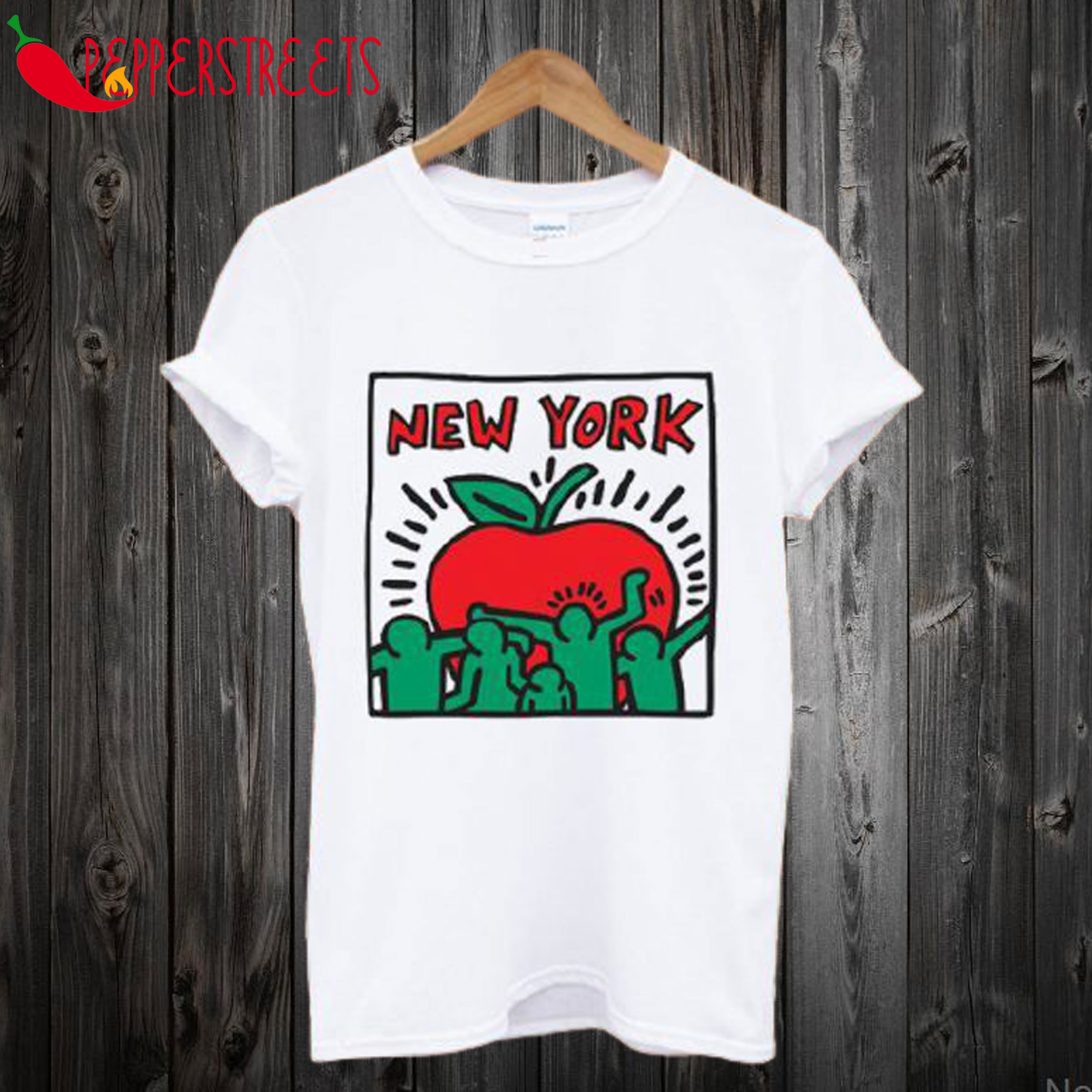 keith haring new york shirt