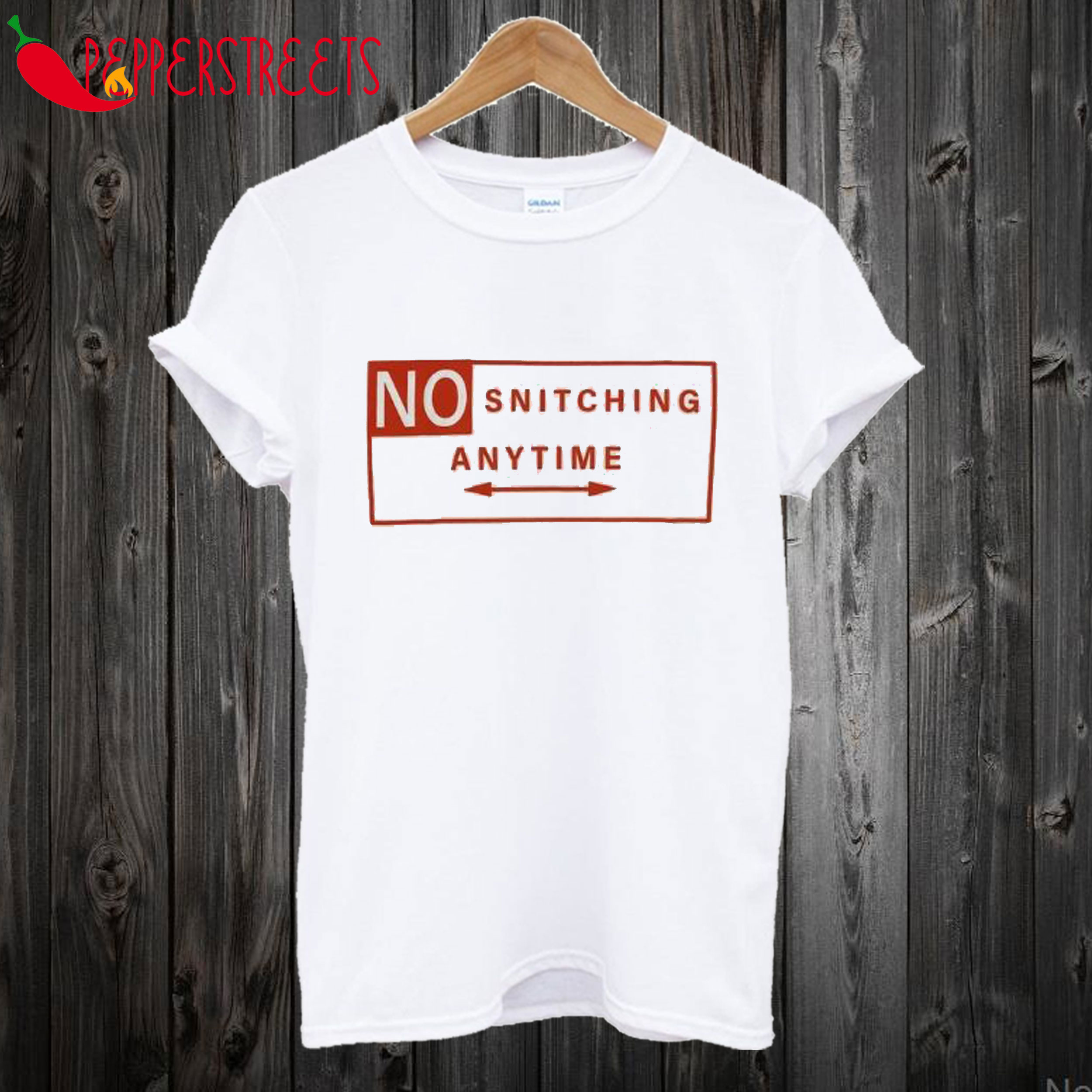 Vlone No Snitching Anytime T Shirt
