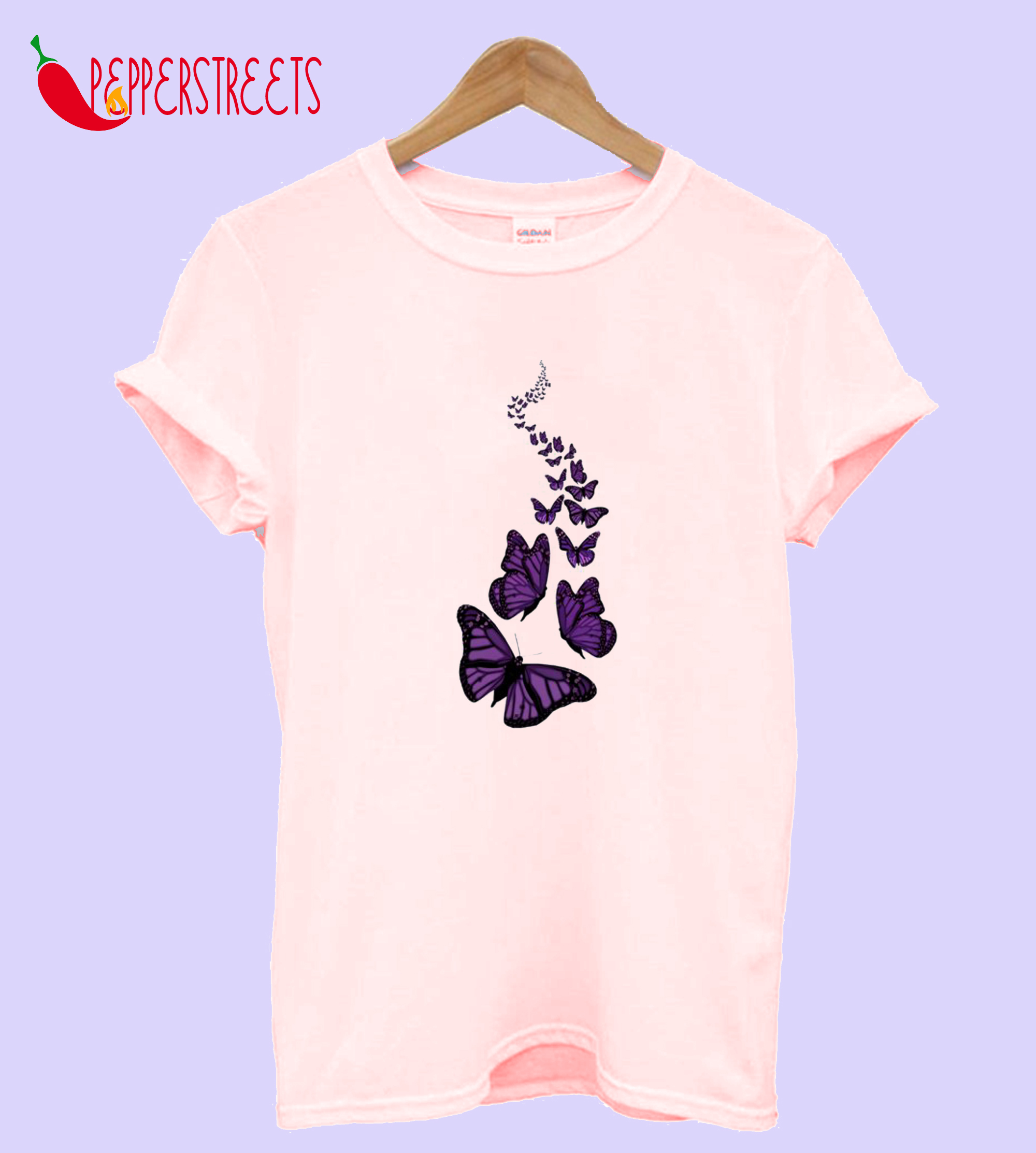 Trail of The Purple Butterflies T-Shirt