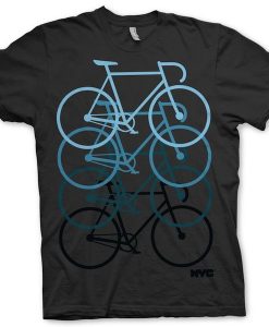 Nyc Pushing Track Bike t shirt NF