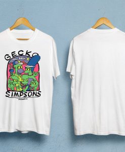 Gecko The Simpsons Hawaii Retro T-Shirt NF