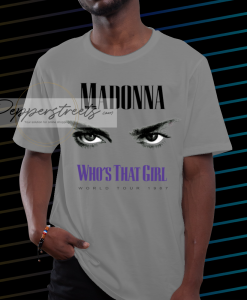 Madonna Who's That Girl World Tour 1987 t-shirt NF